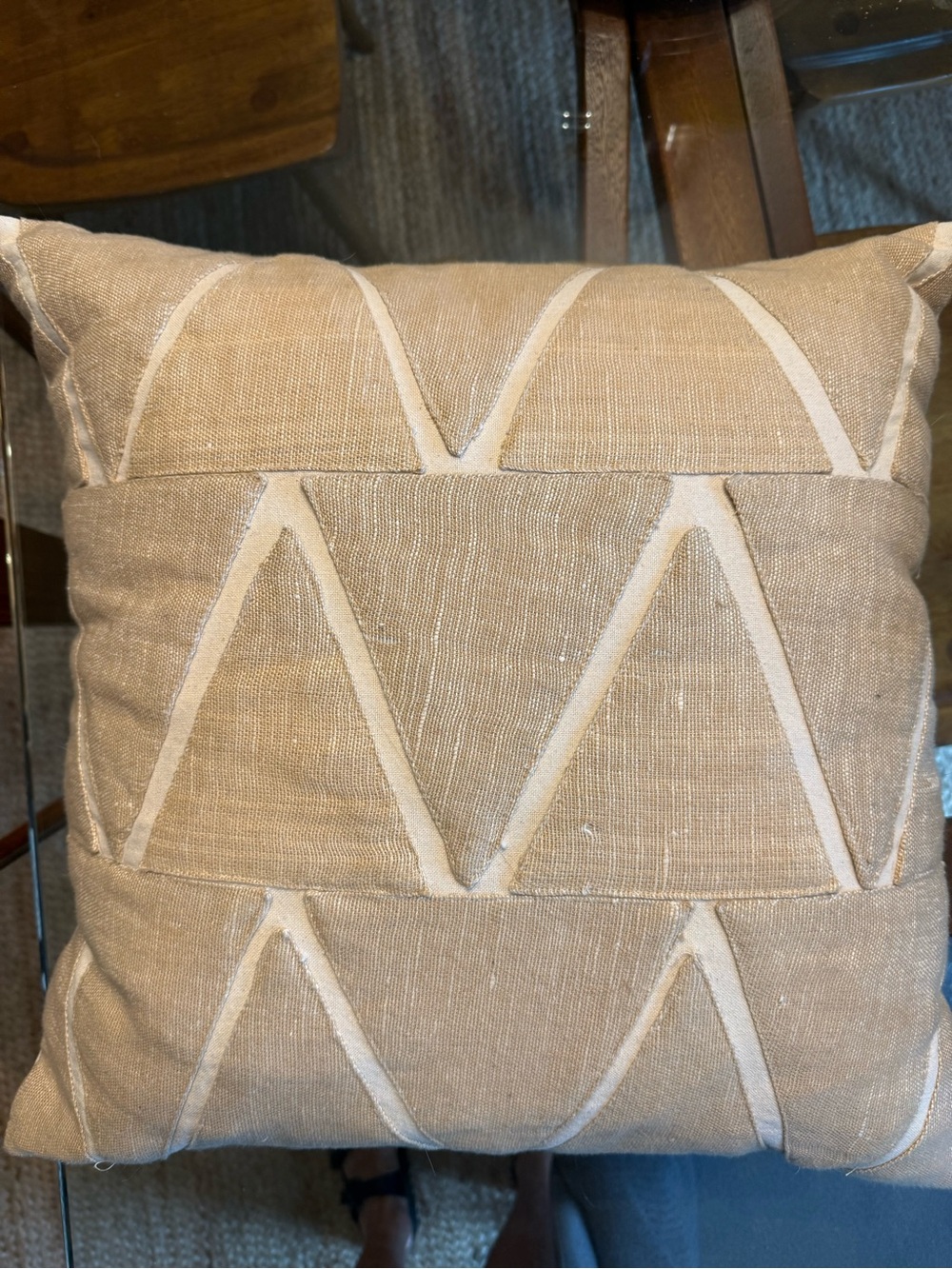 West Elm Pieced Triangle Pillow Cover only